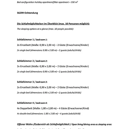 Apartment Renoviertes Haus In Im Altbau-flair Fuer 10 Personen! Ochtendung