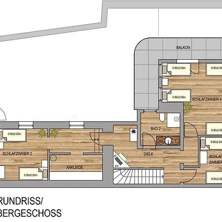 Apartment Renoviertes Haus In Im Altbau-flair Fuer 10 Personen!
