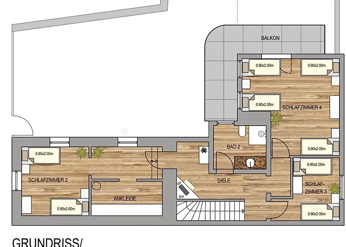 Apartamento Renoviertes Haus In Im Altbau-flair Fuer 10 Personen!